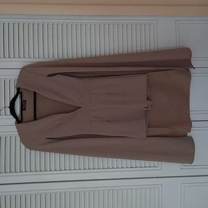 Tan rompers with cape